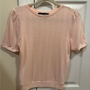 Reformation Light Pink Short puff Sleeve Top, sizeM, excellent condition